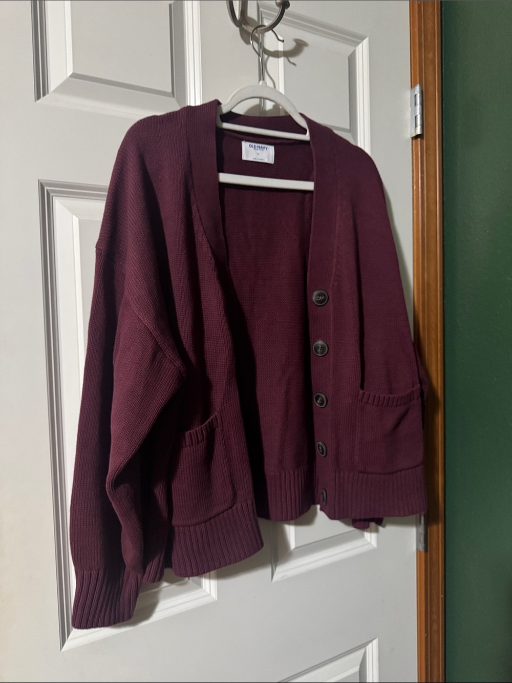 Old Navy Women's Burgundy Cardigan